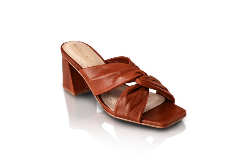 Knot Maroon Sandal