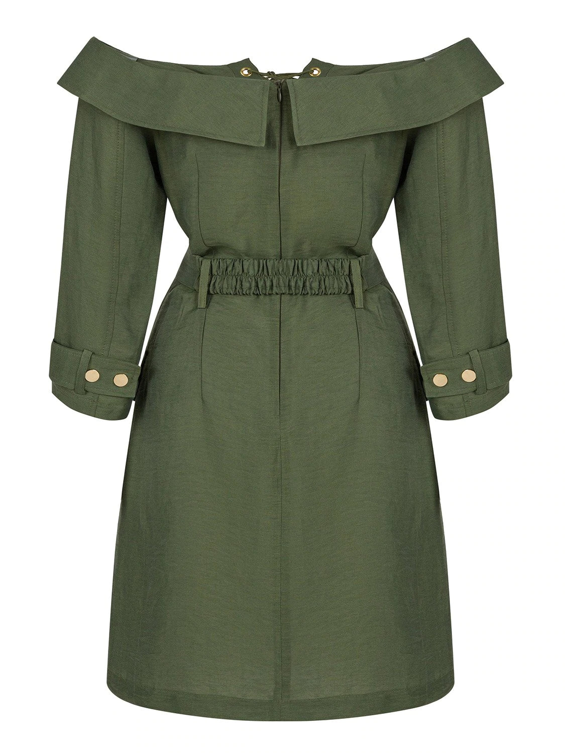 Boat Neck Mini Dress