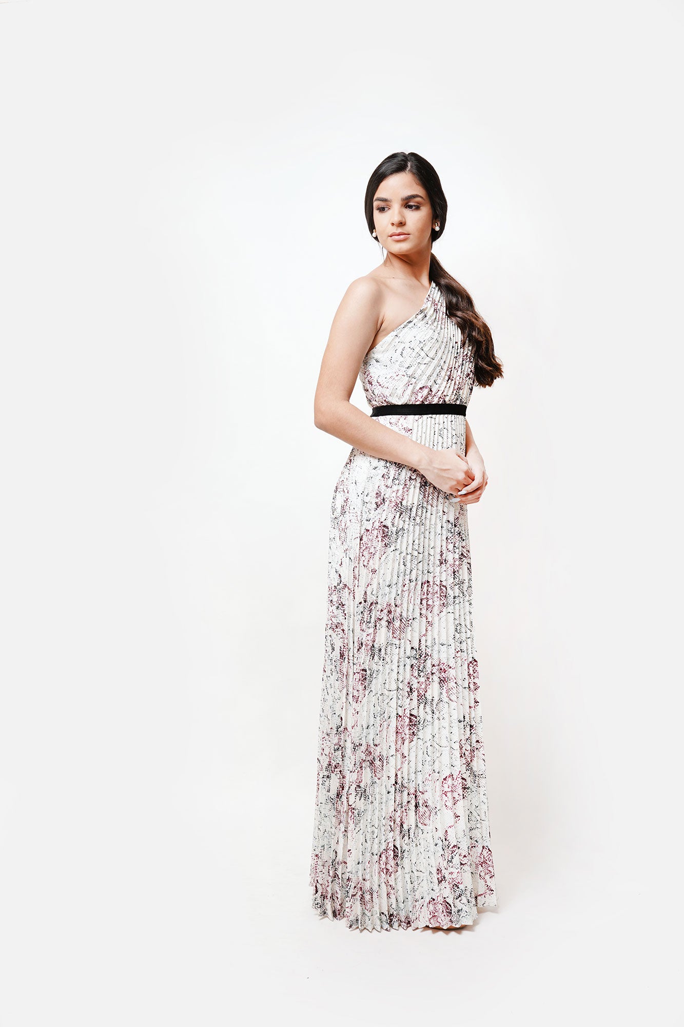 Anaelle One Shoulder Maxi Dress