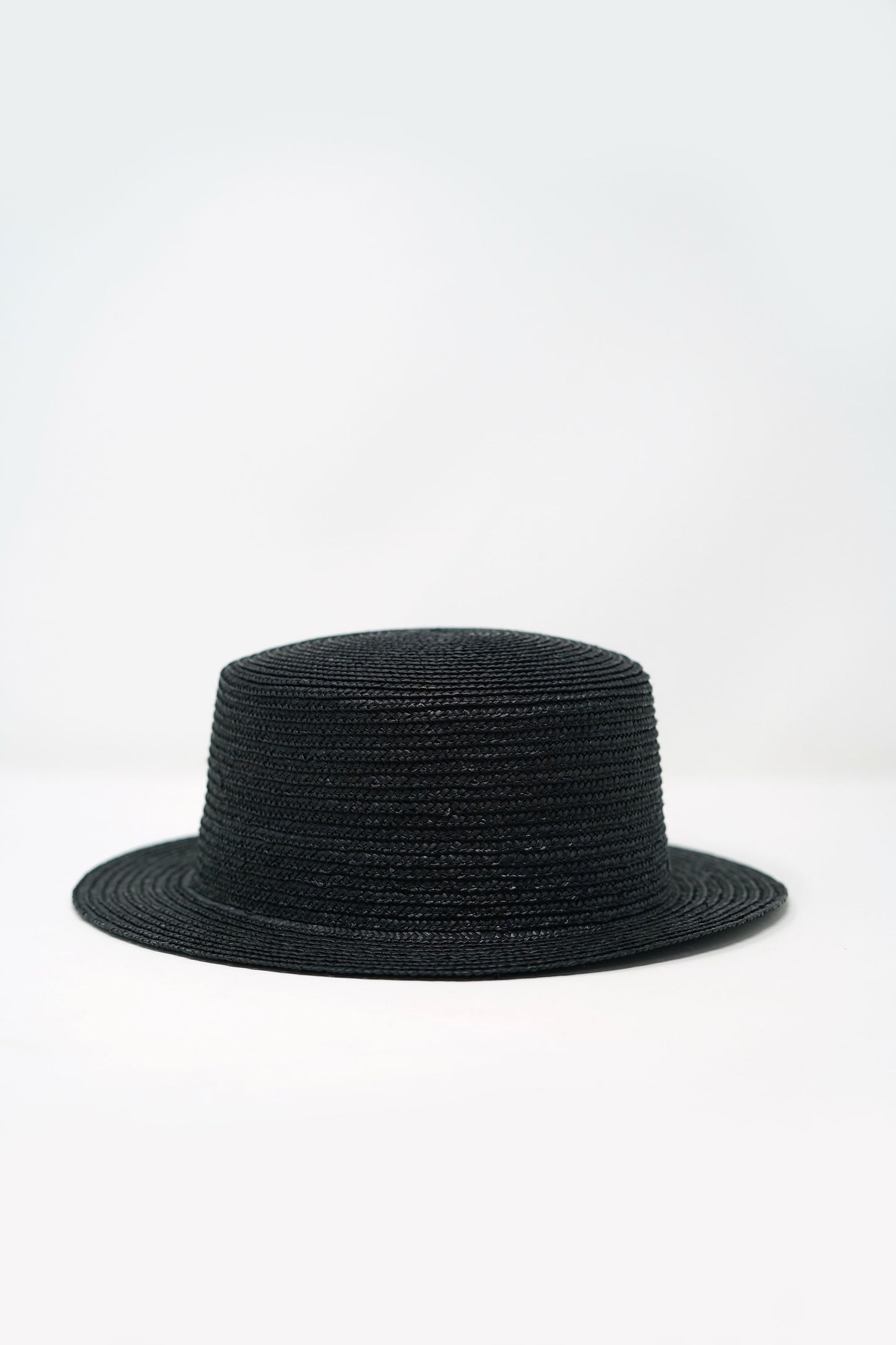 Abella Mini Brim Boater - Black