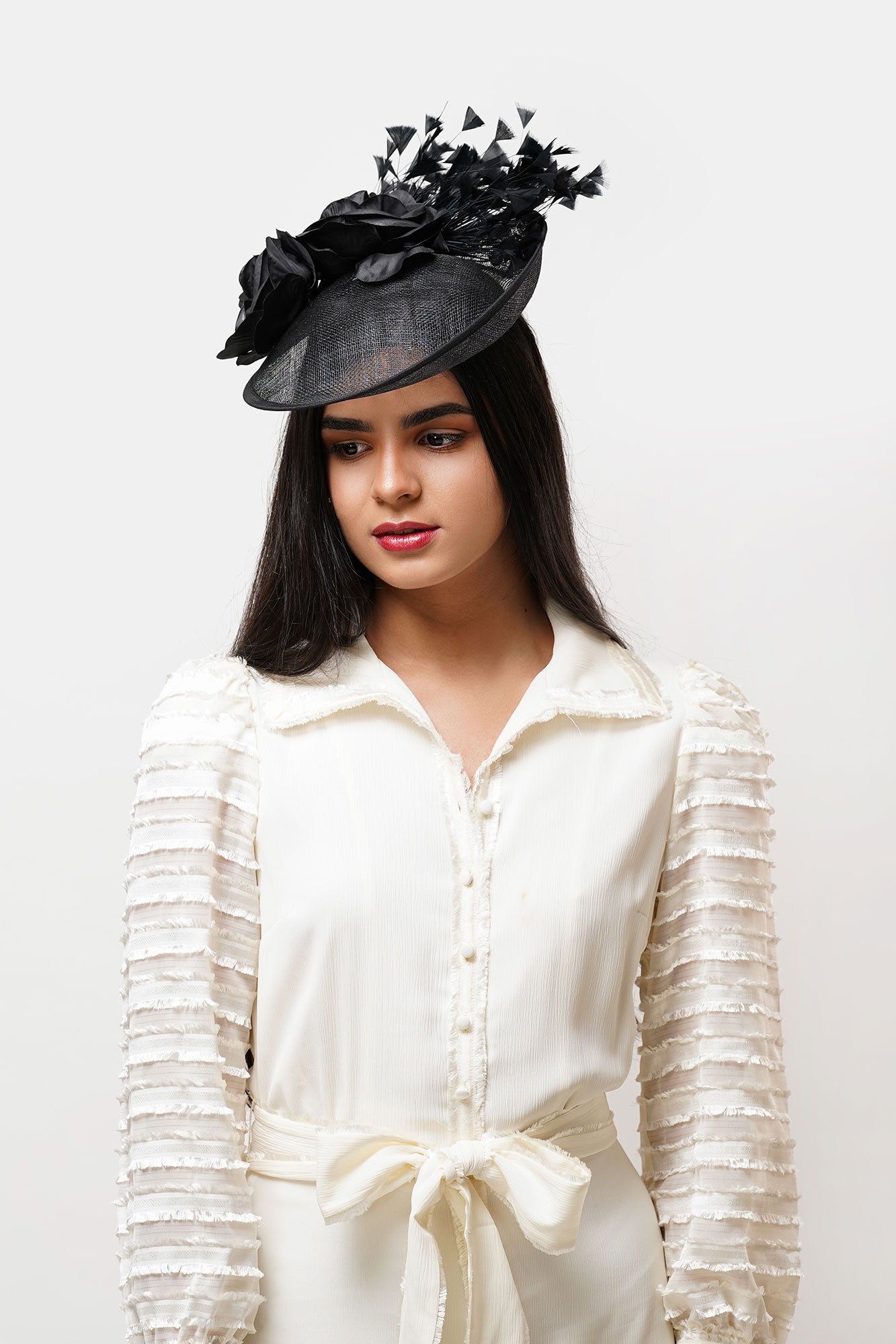 Caroline Ivory Midi Dress
