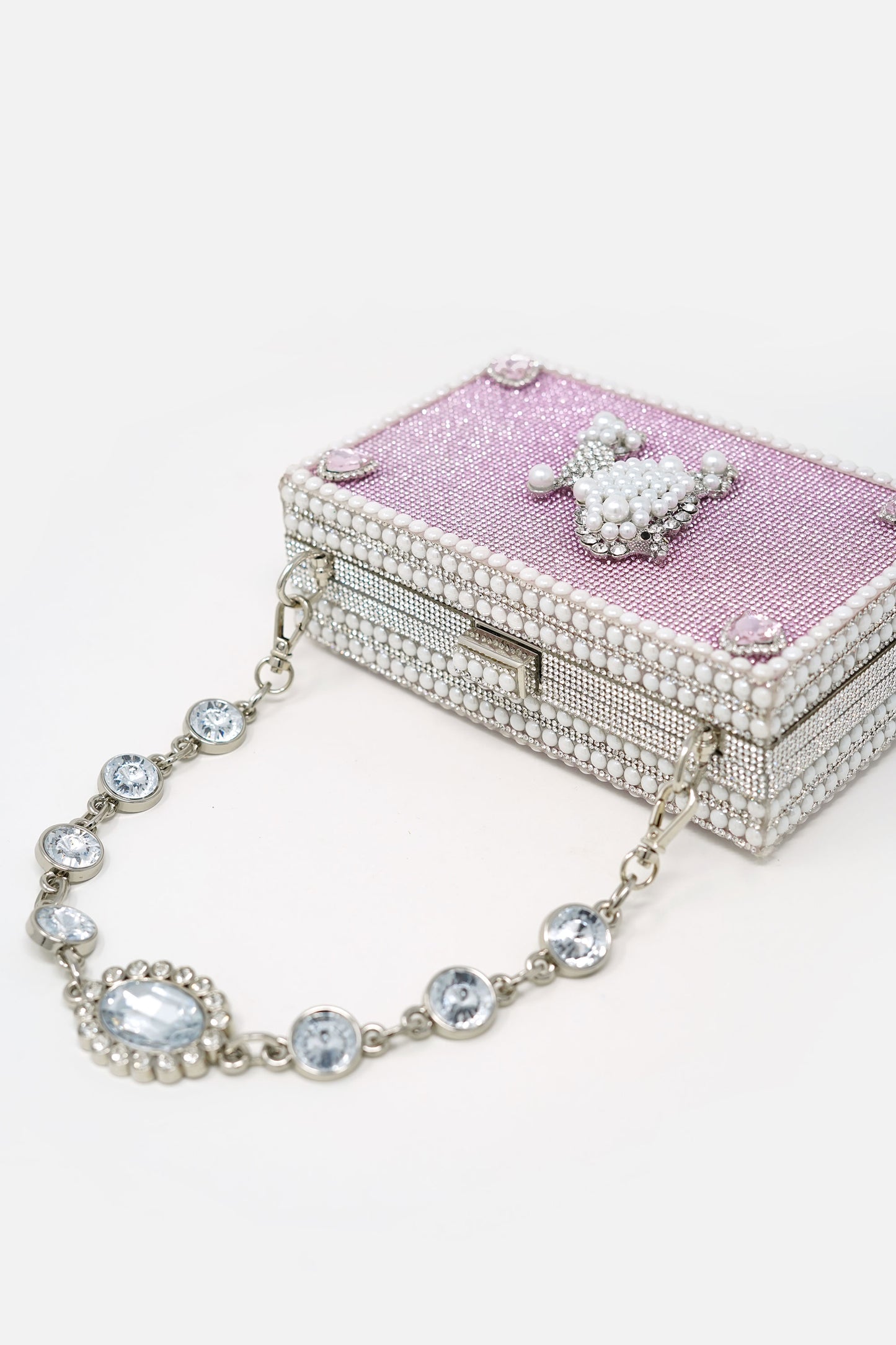 Debra Linse Pink Poodle Clutch