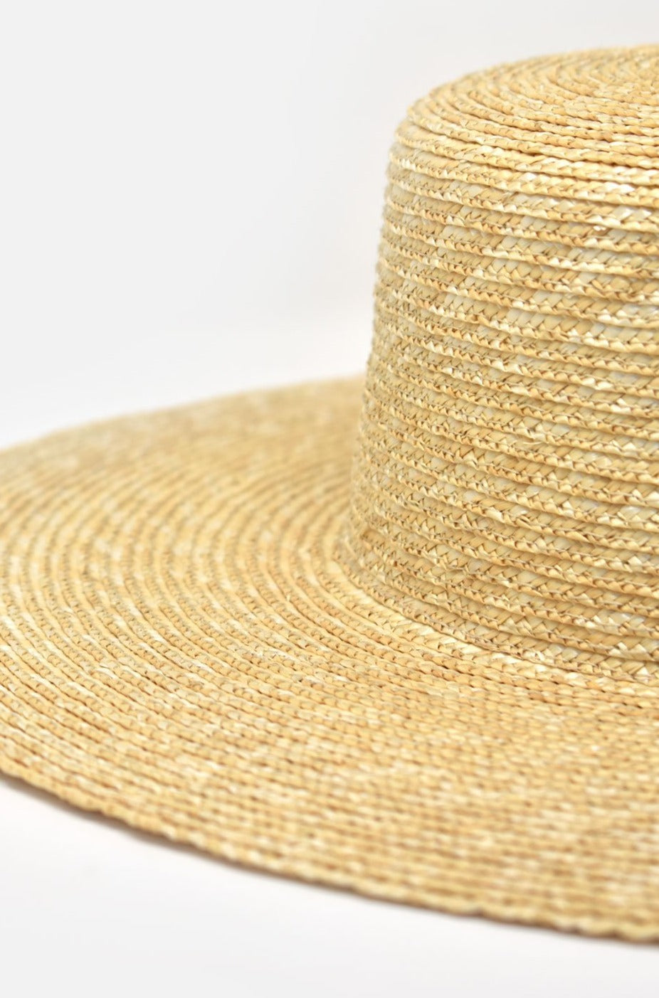 Abella Wide Brim Boater - Black Band
