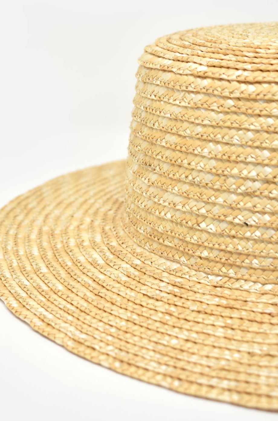 Abella Wide Brim Boater - Black Band