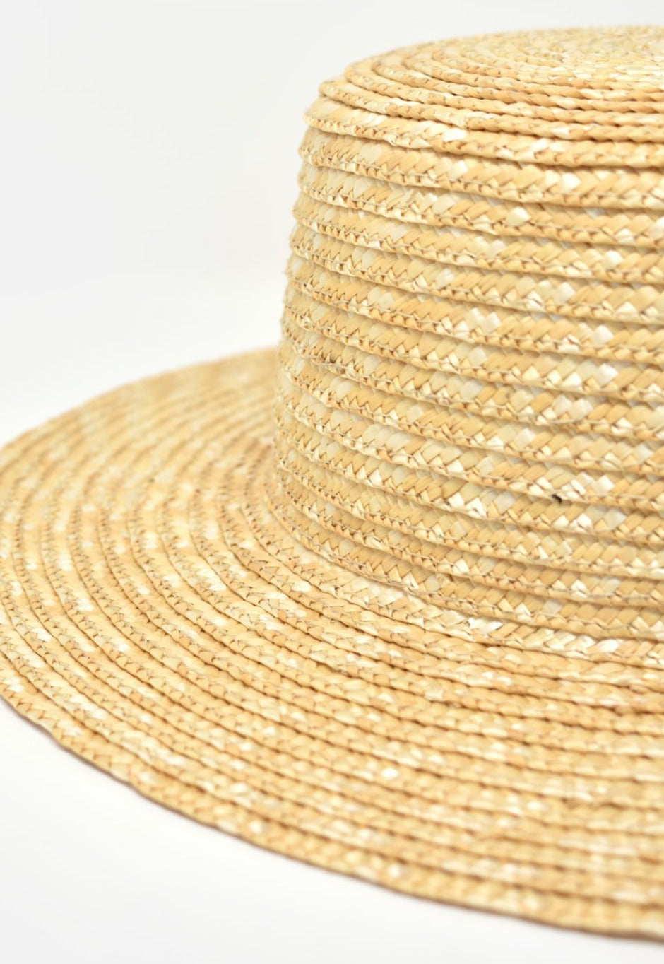 Abella Short Brim Boater - Black Band