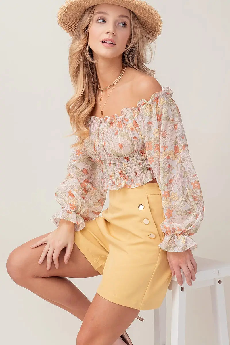 Gold Tone Hardware Bermuda Shorts