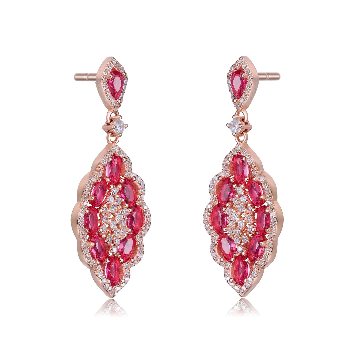 Sterling Silver Cubic Zirconia Earrings(9994)