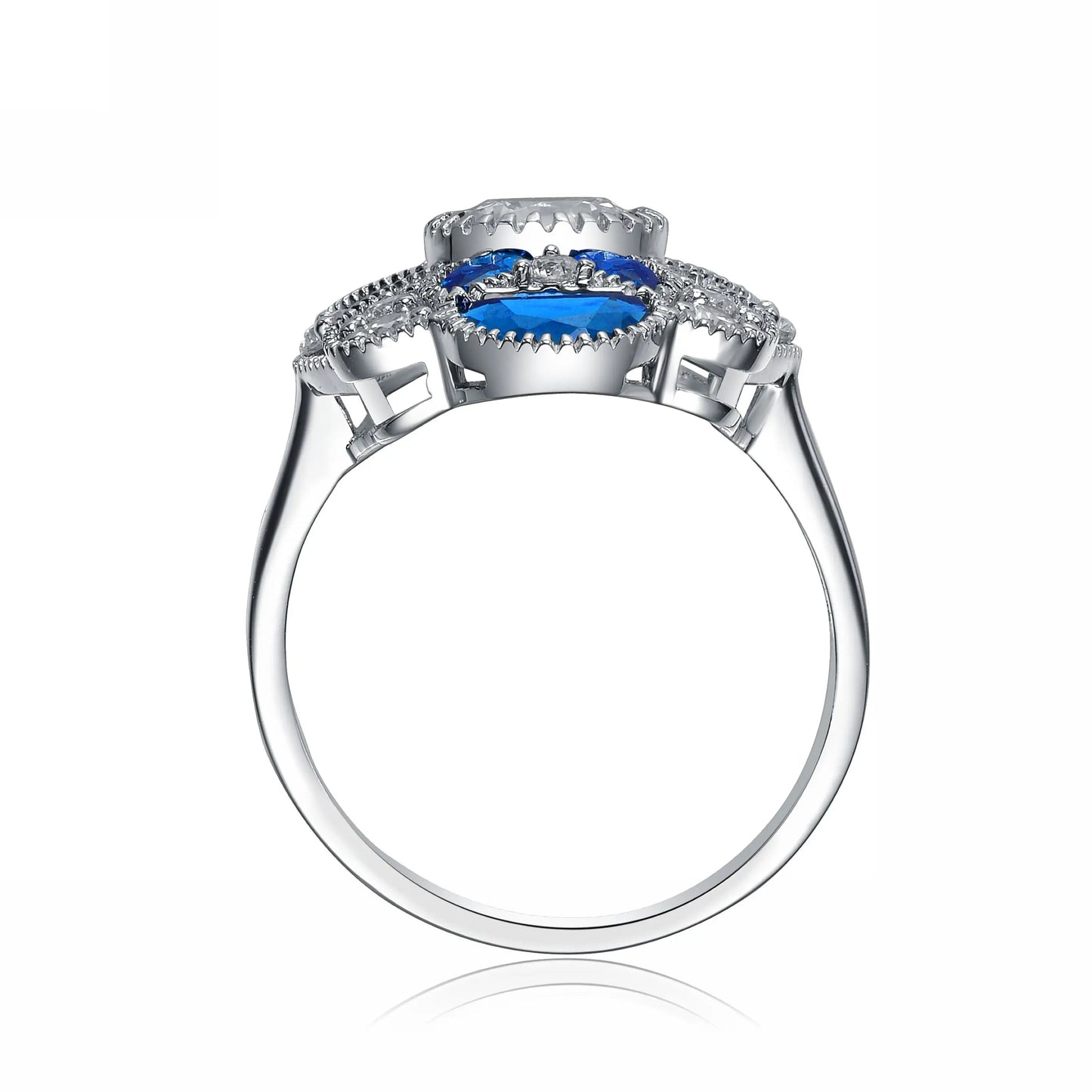 Sterling Silver Cubic Zirconia Ring(5700S6)