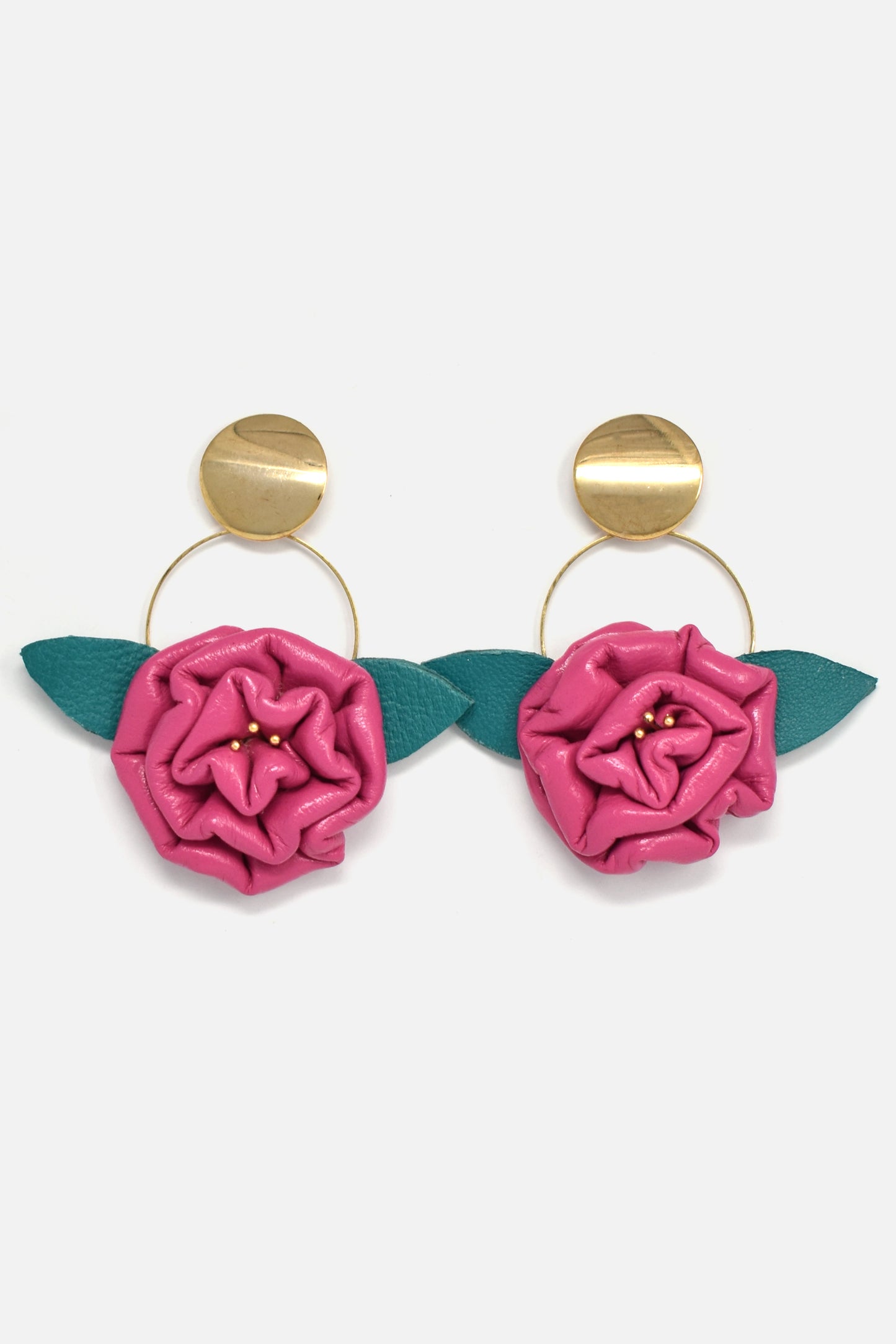 Handcrafted Amour de Rose Earring