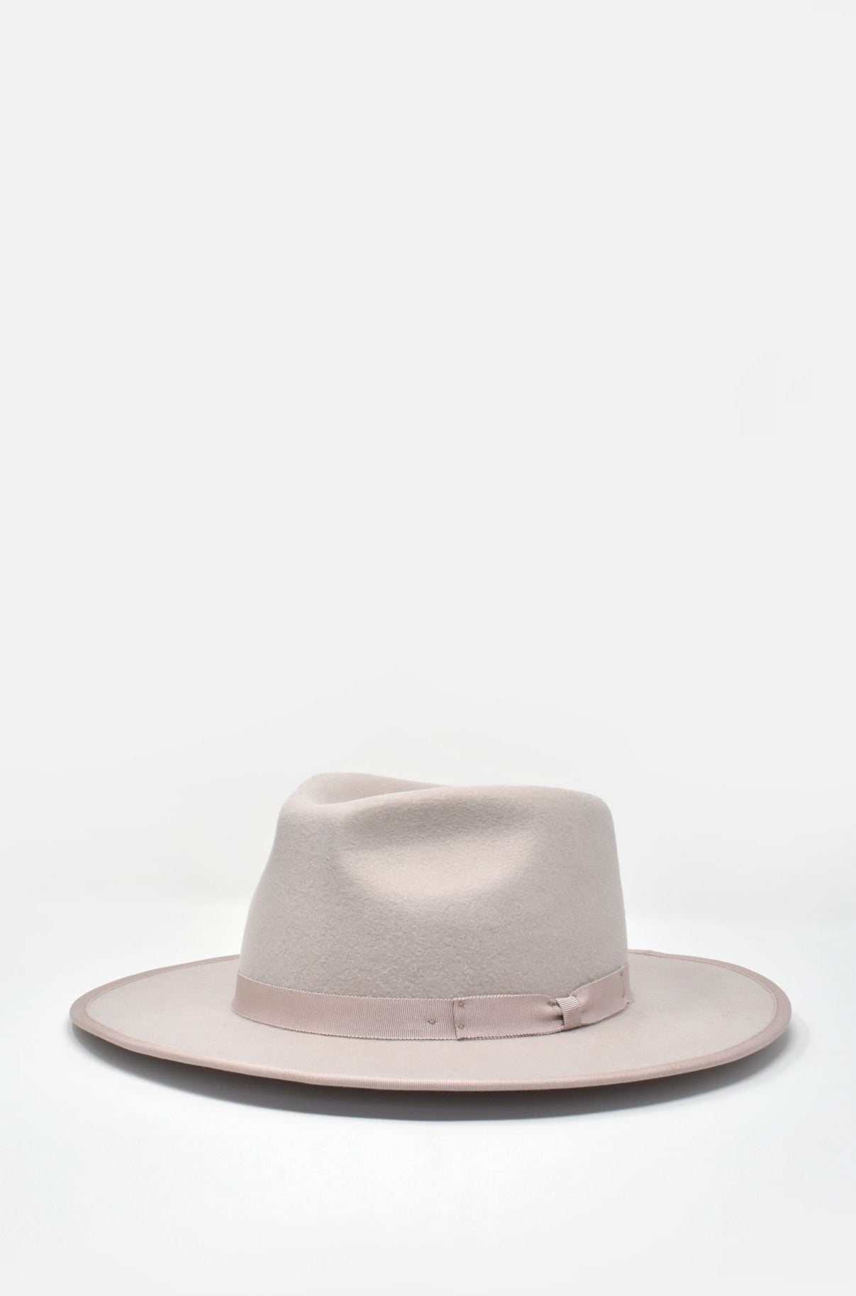 Benezet Wool store Felt Boater Hat - Soft Pink