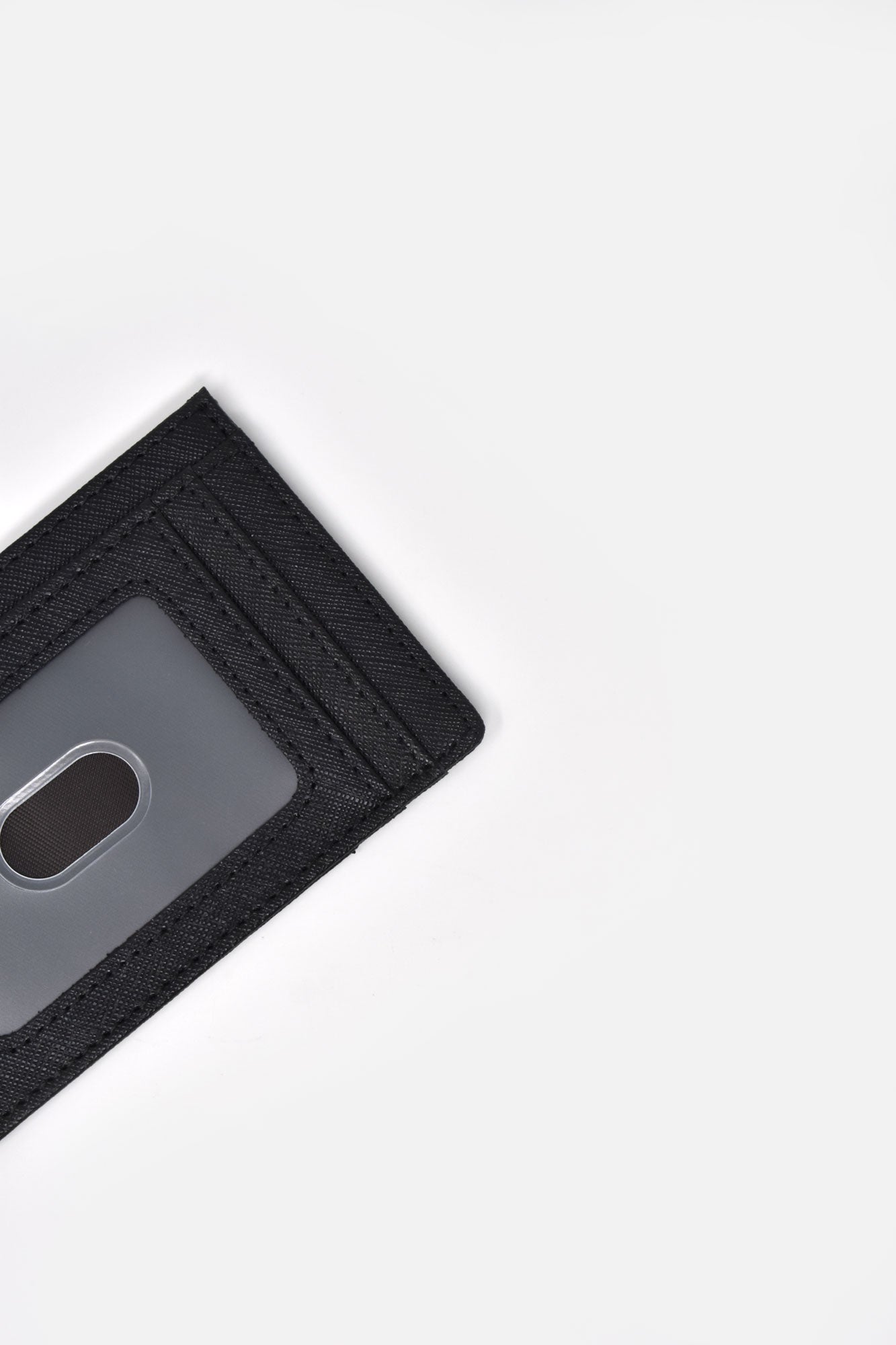 Edmee Saffiano Leather Minimalist Card Holder