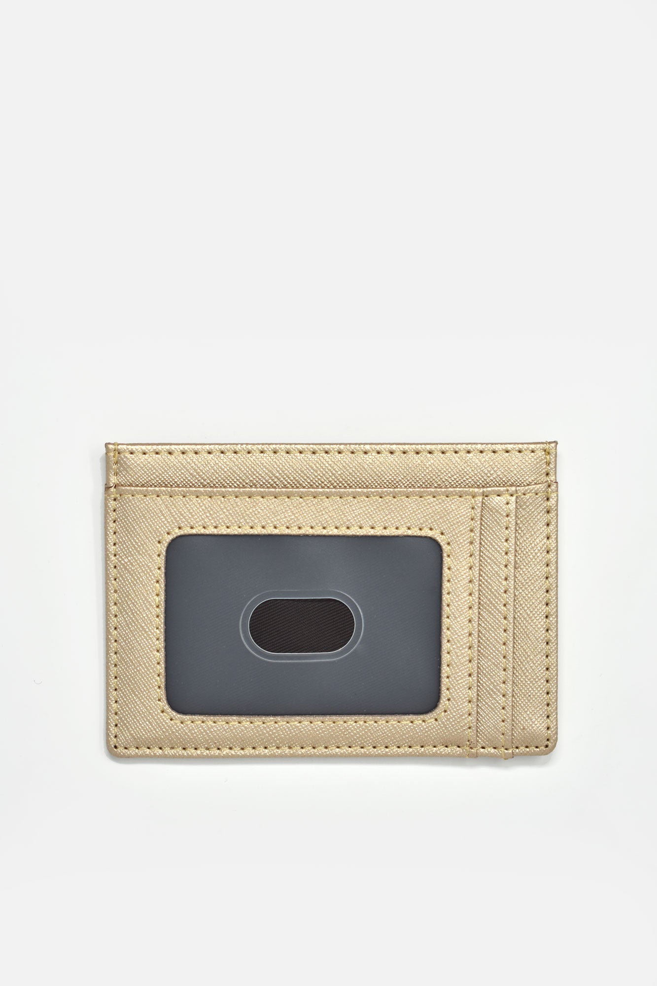 Edmee Saffiano Leather Minimalist Card Holder