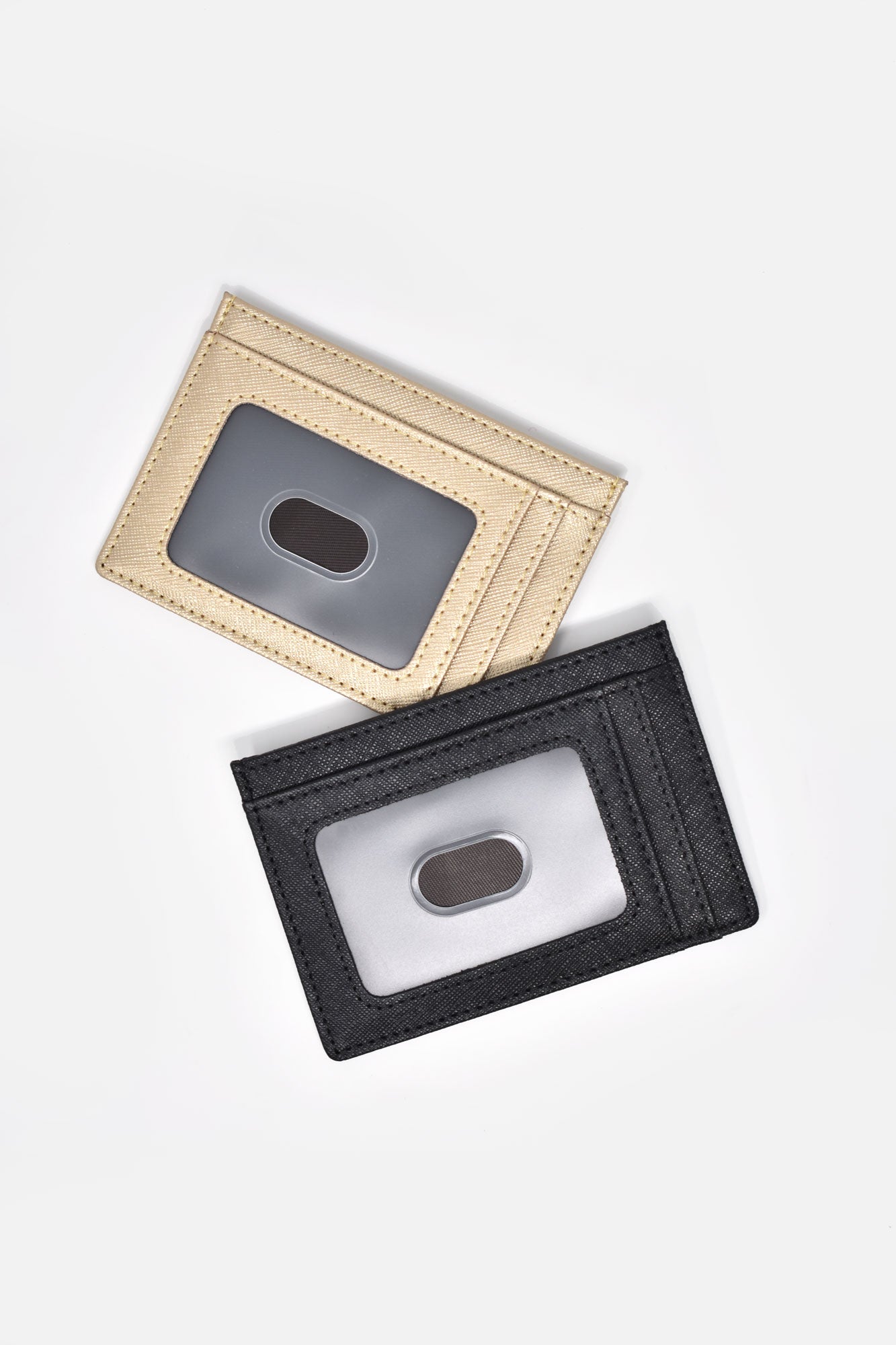 Edmee Saffiano Leather Minimalist Card Holder
