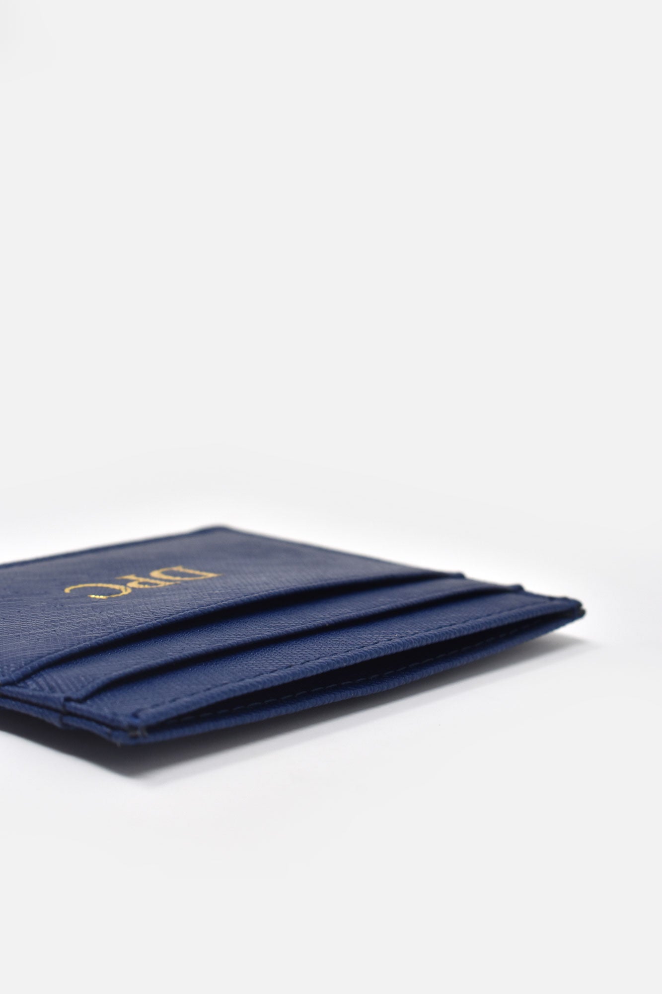 Esme Saffiano Leather Minimalist Card Holder