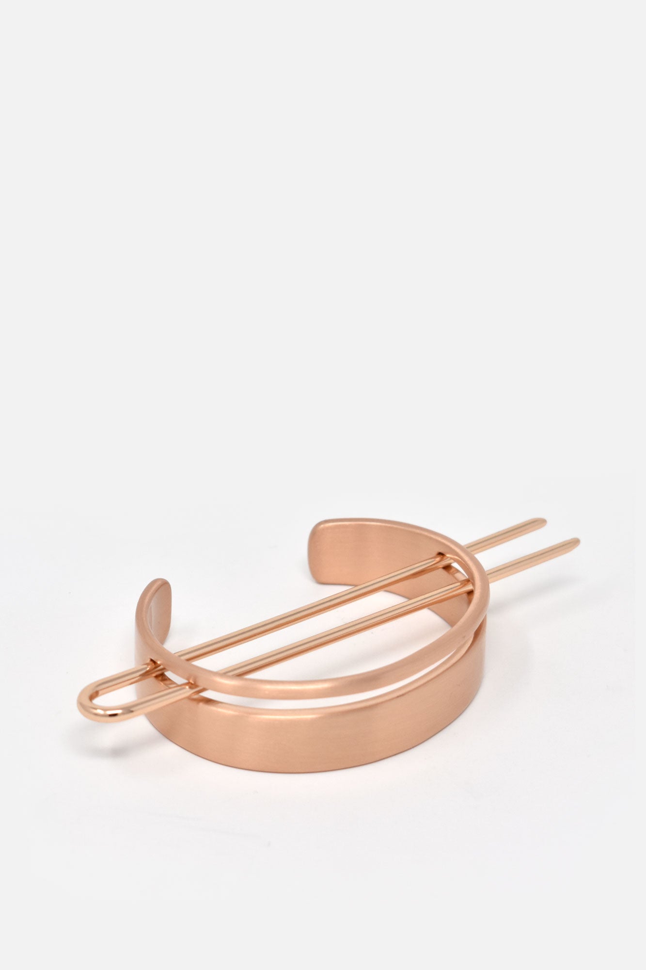 Le Luxe Hair Brass Cuff & Pin