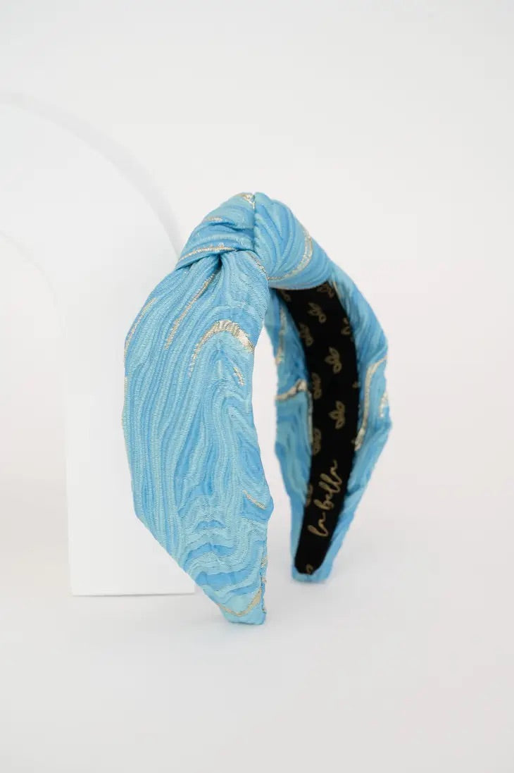 Blue Swirl Headband