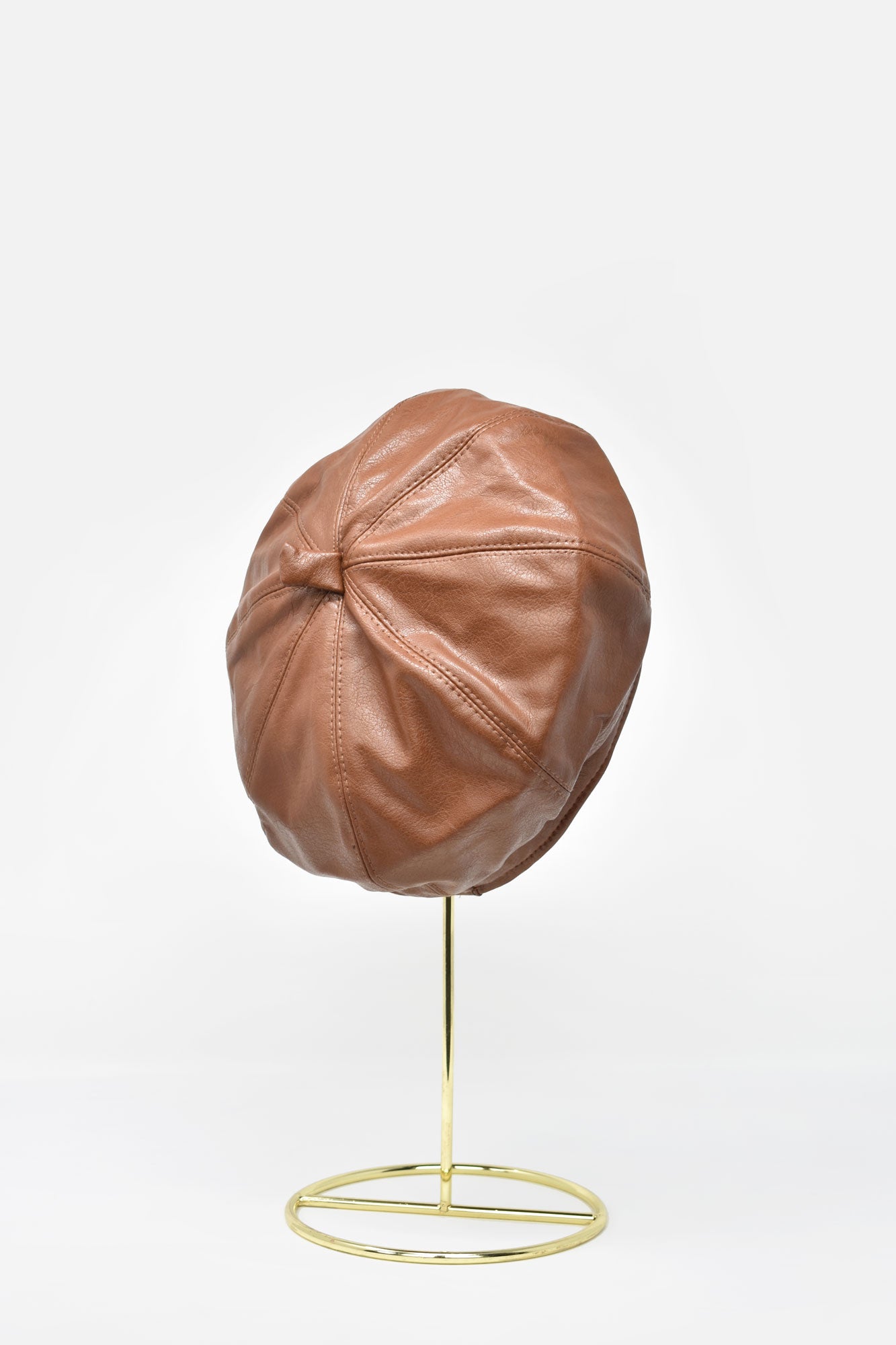 Margot Faux Leather Beret