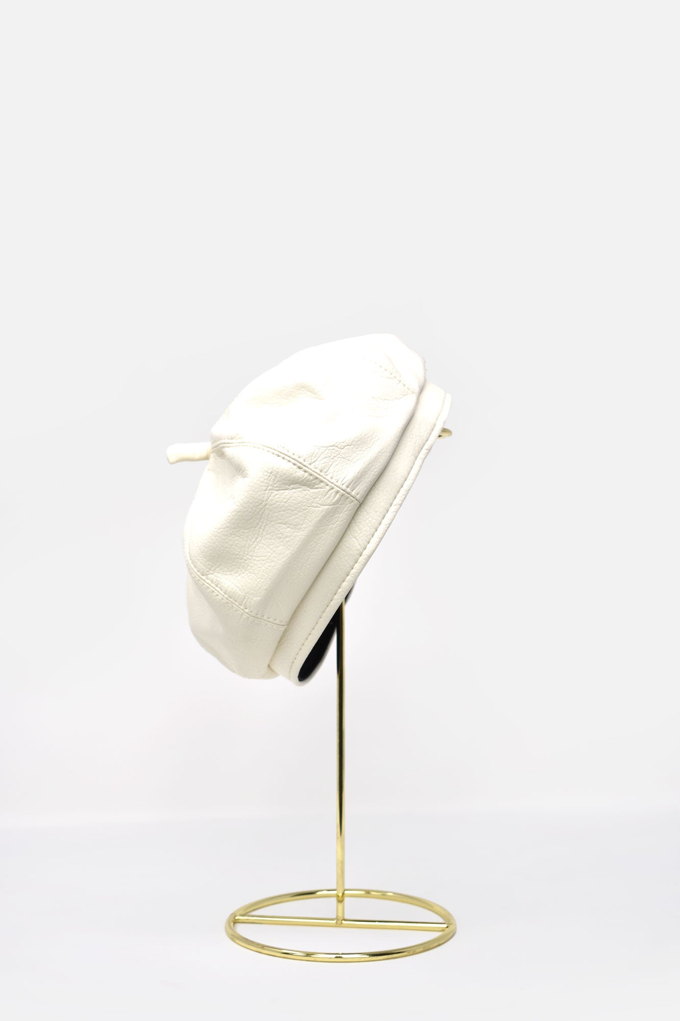 Margot Faux Leather Beret