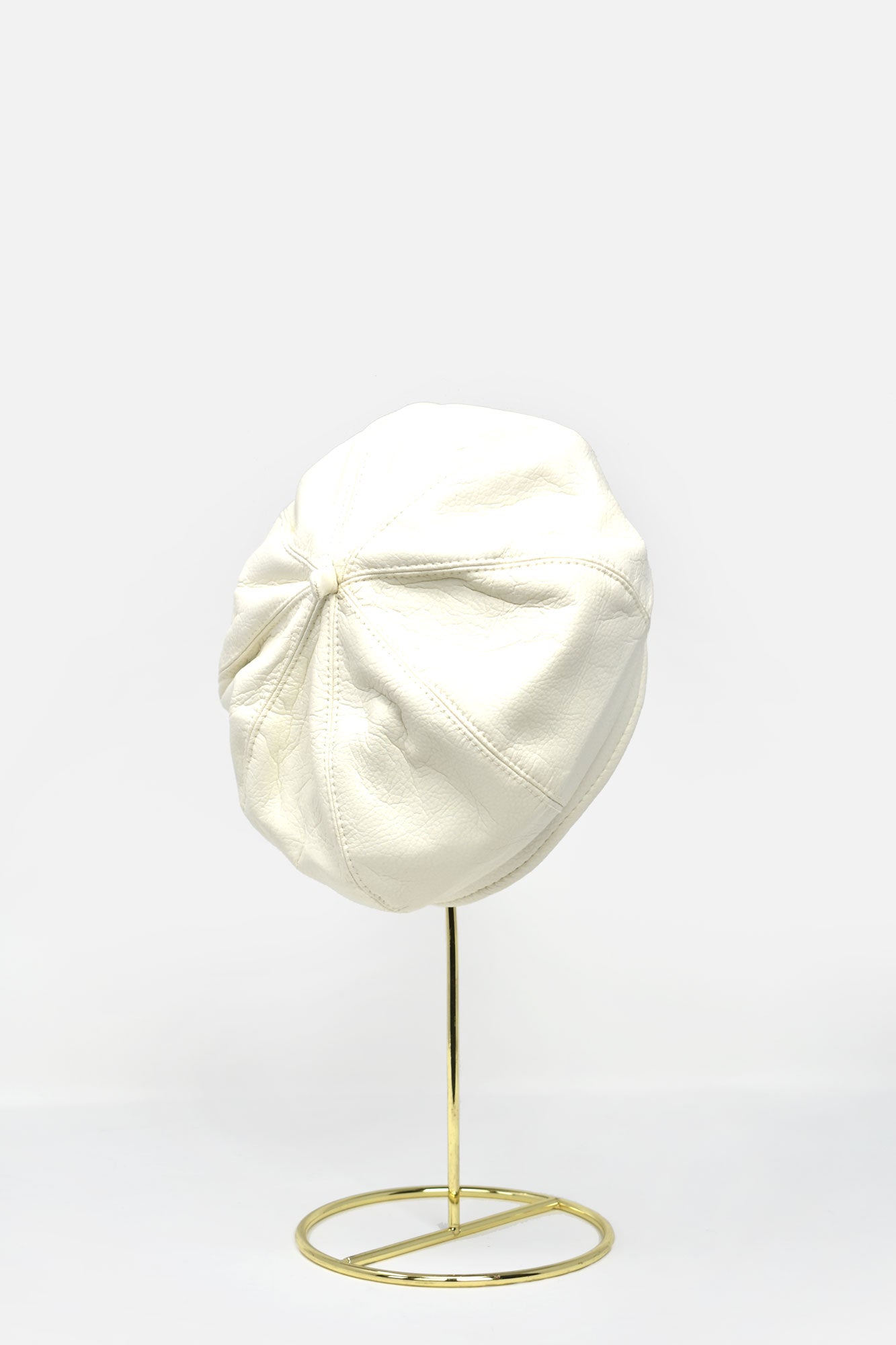 Margot Faux Leather Beret