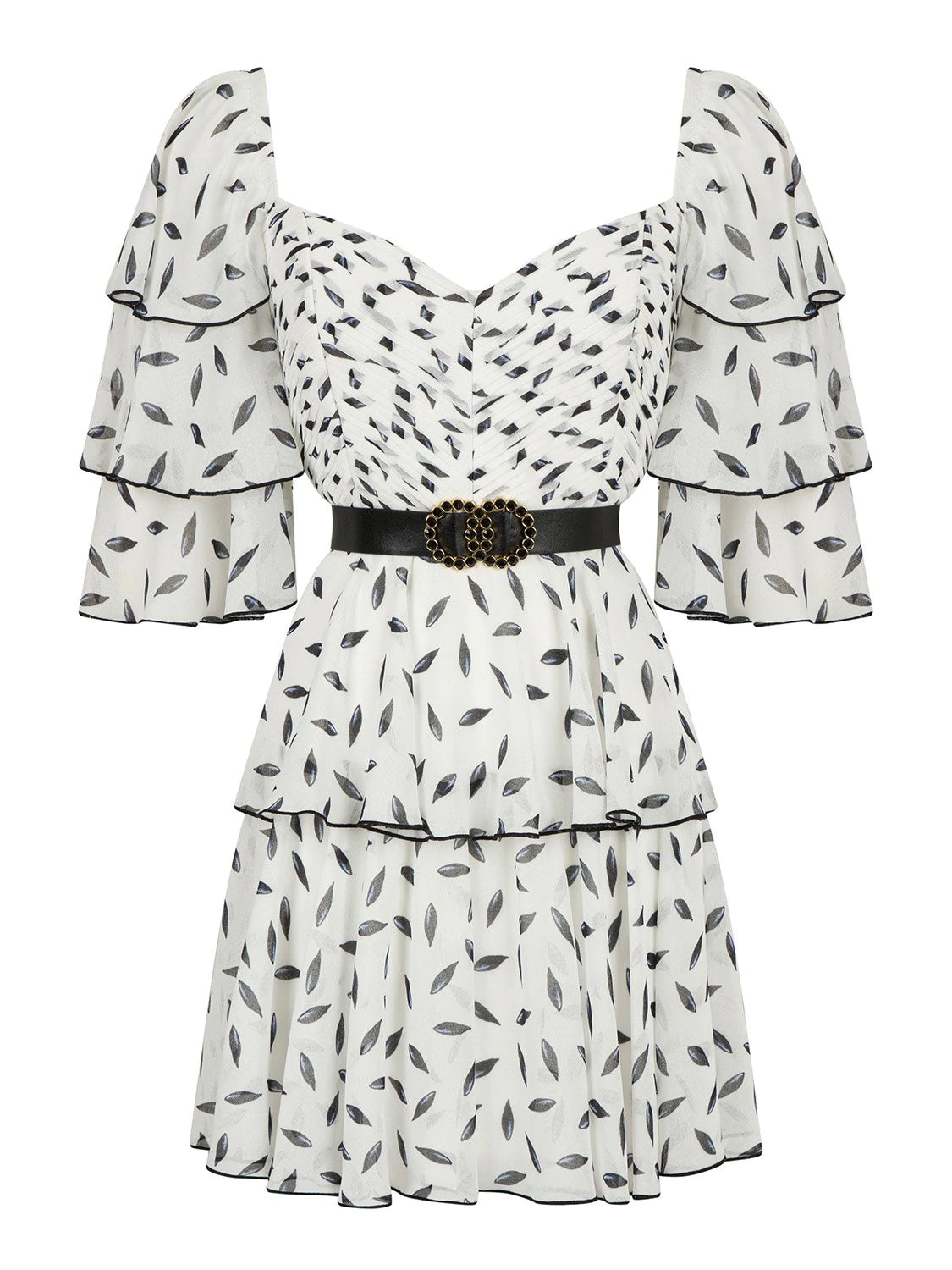 Ruffled Mini Dress