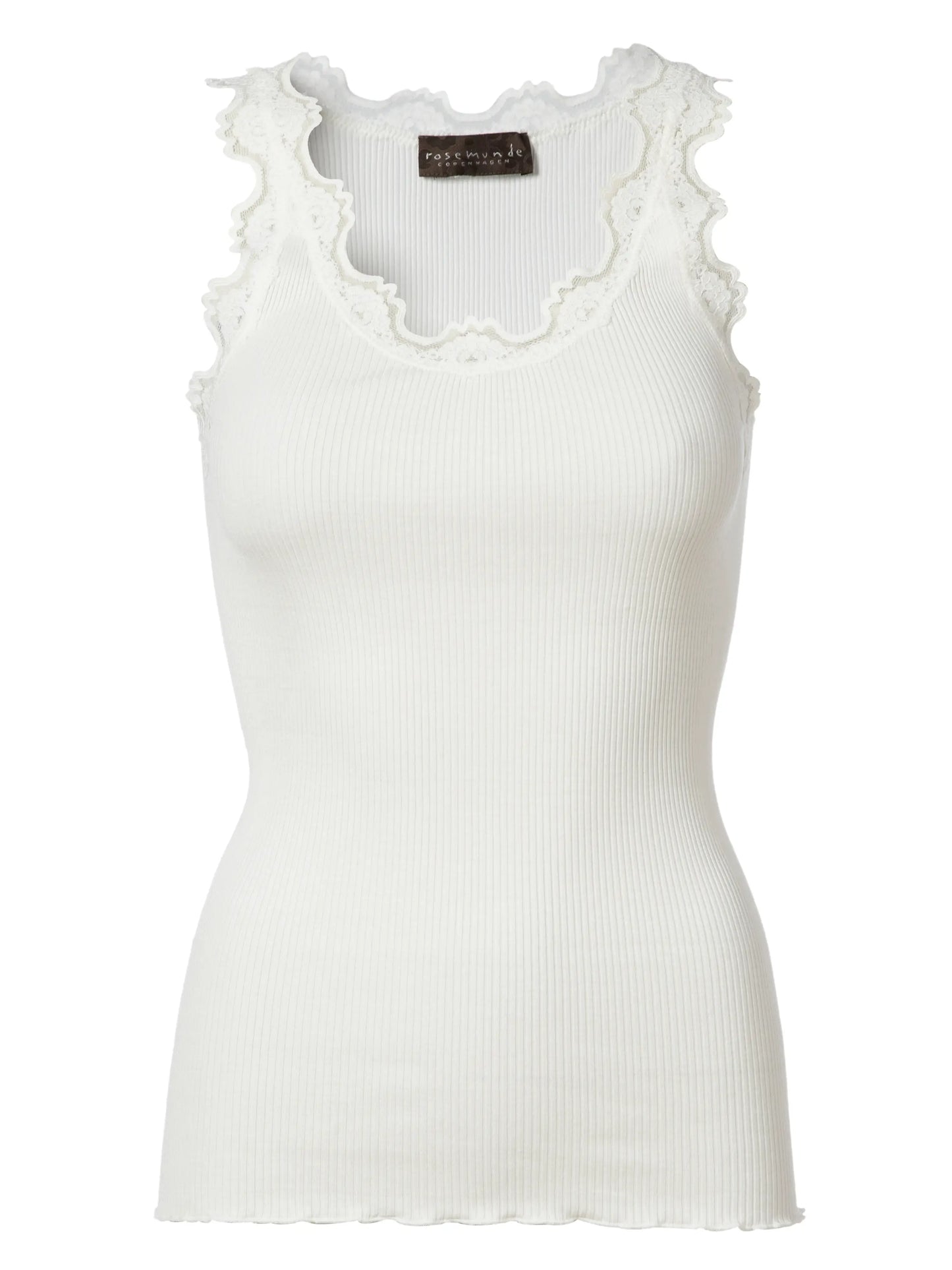 Silk Blend Cami With Lace