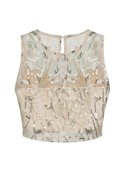 Forest Fairy Sequin Crop Off