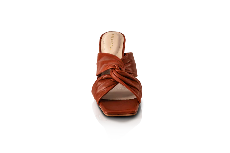 Knot Maroon Sandal