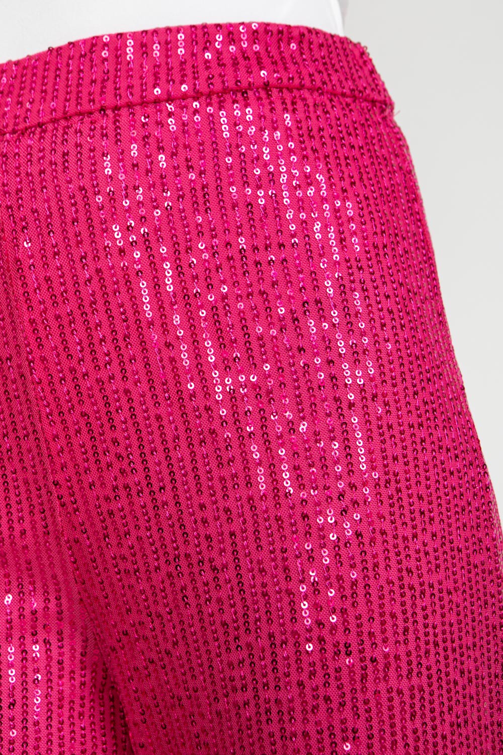 Pink High Waisted Sequin Pants