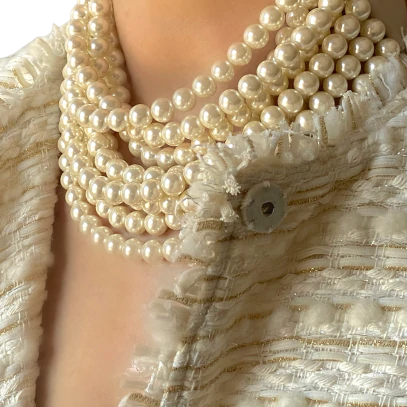 Bella Pearl Cream Necklace