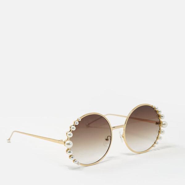 Fashion Retro Heart-Shaped Imitation Pearl Frame Sunglasses UV400 Women Cat  Eye Pink Eyewear Trendy Beach Party Sun Glasses | Walmart Canada