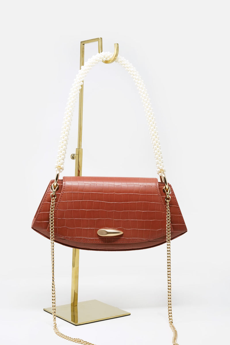 Ella Textured Leather Bag