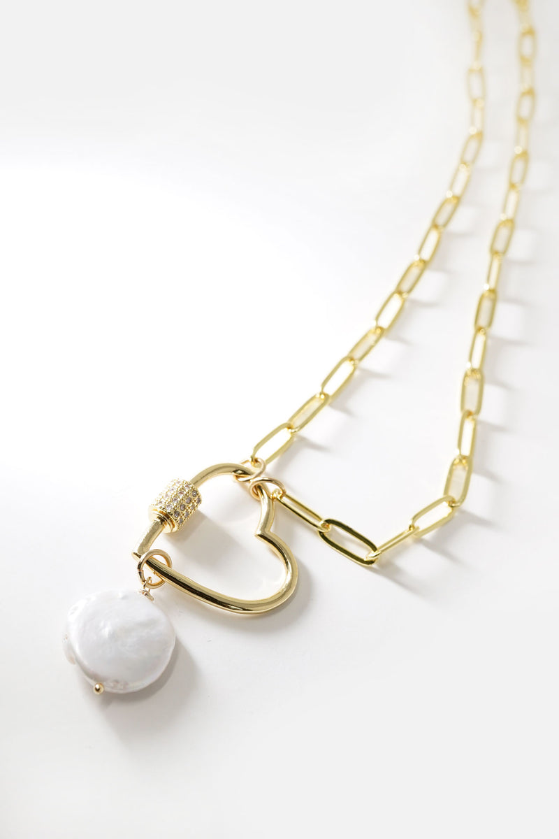 Orlene Heart Chain Necklace