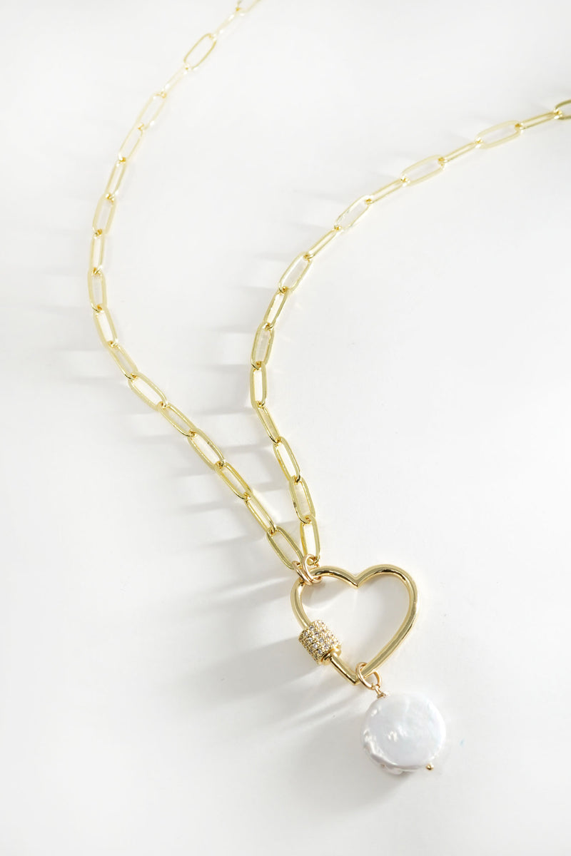 Orlene Heart Chain Necklace