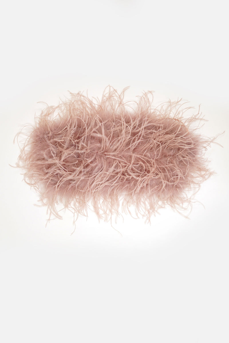 Feather Crop Tube Top