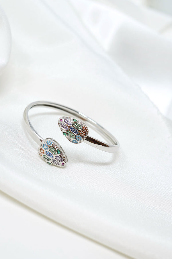 Sylvie Snake Silver Cuff