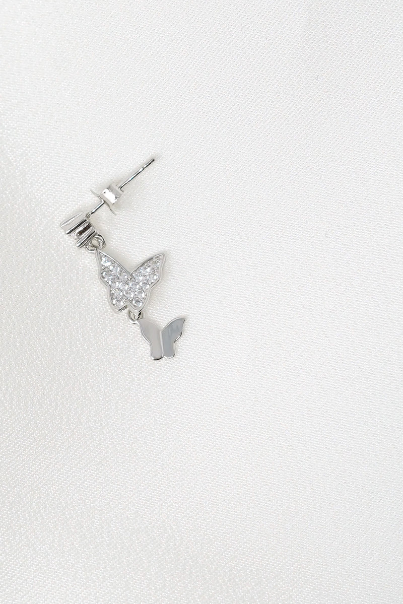Earrings Butterfly 925 Silver
