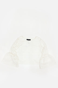 Polylace Eyelet Top