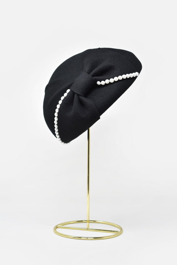 Adalicia Blocked Felt Beret