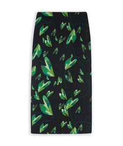 Kim Green Heart Wrap Skirt
