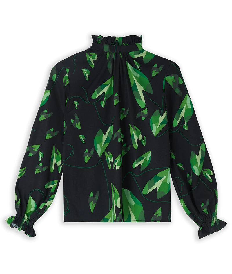 Molly Shirt In Green Heart