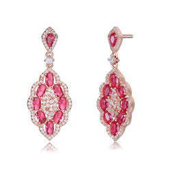 Sterling Silver Cubic Zirconia Earrings(9994)