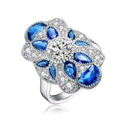 Sterling Silver Cubic Zirconia Ring(5700S6)