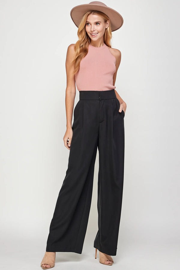 Straight Wide Pants