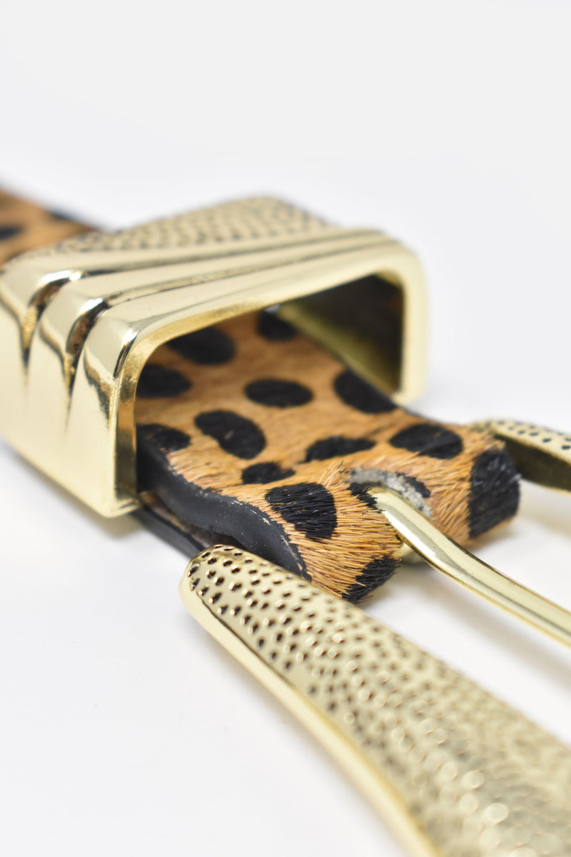 Penelope Ginger Cheetah Belt