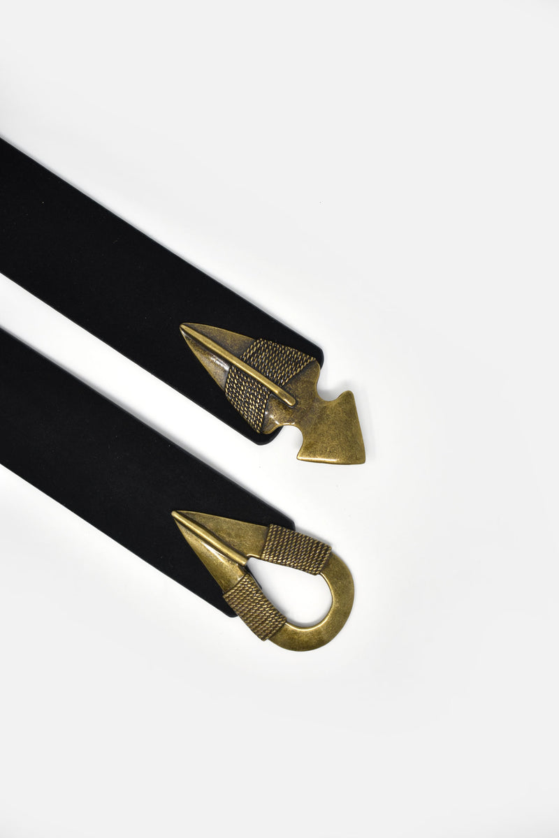 Phillipa Wanderer Black Waist Belt