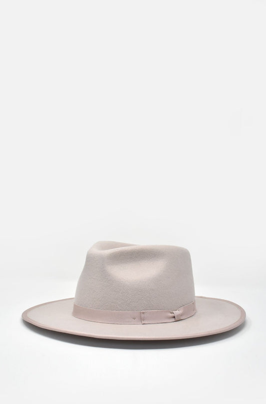 Benezet Wool Felt Fedora Hat - Soft Pink