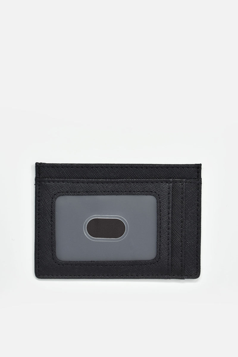Edmee Saffiano Leather Minimalist Card Holder