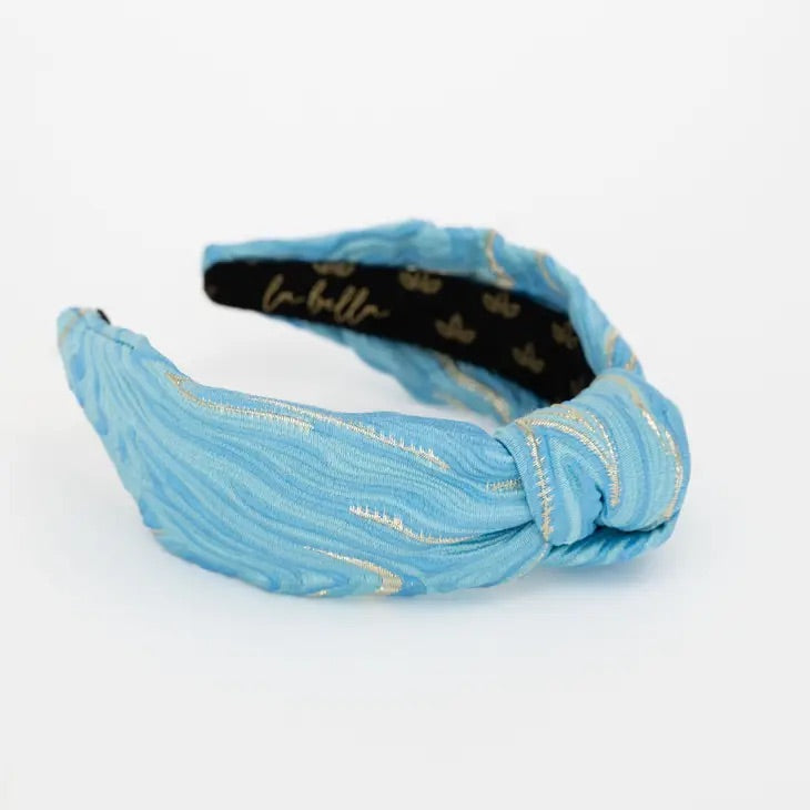 Blue Swirl Headband