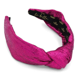 Pink Metallic Headband