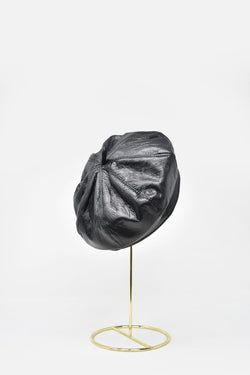 Margot Faux Leather Beret